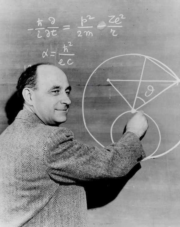 Pic of Enrico Fermi doing some math. May or may not be ML-related. Looks hard. Photo by Science in HD on https://unsplash.com/photos/aYxQrt5J6jM